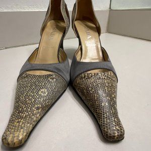 PRADA Python Toe Pumps Size IT 38 1/2